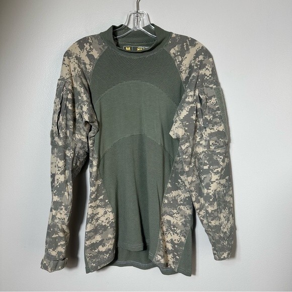 Massif Tactical Military Combat ACU Camo Flame Resistant Army Pullover Size M - Picture 3 of 14